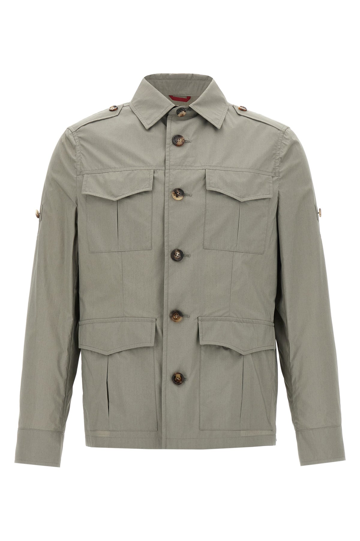 unlined water-repellent techno cotton light canvas jacket