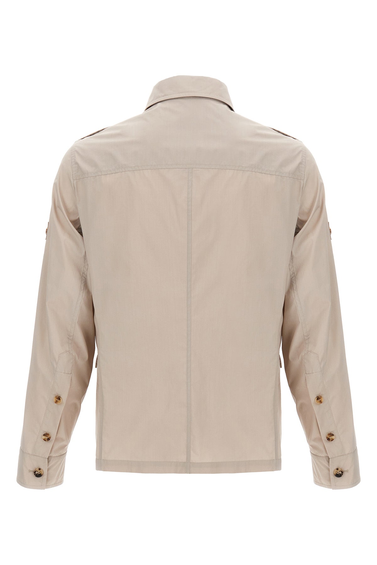 unlined water-repellent techno cotton light canvas jacket