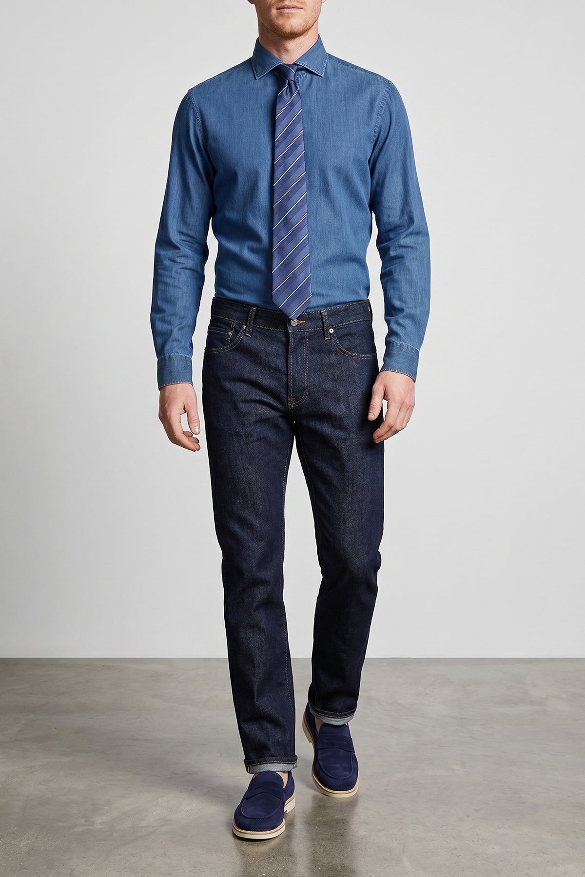 light cotton denim shirt