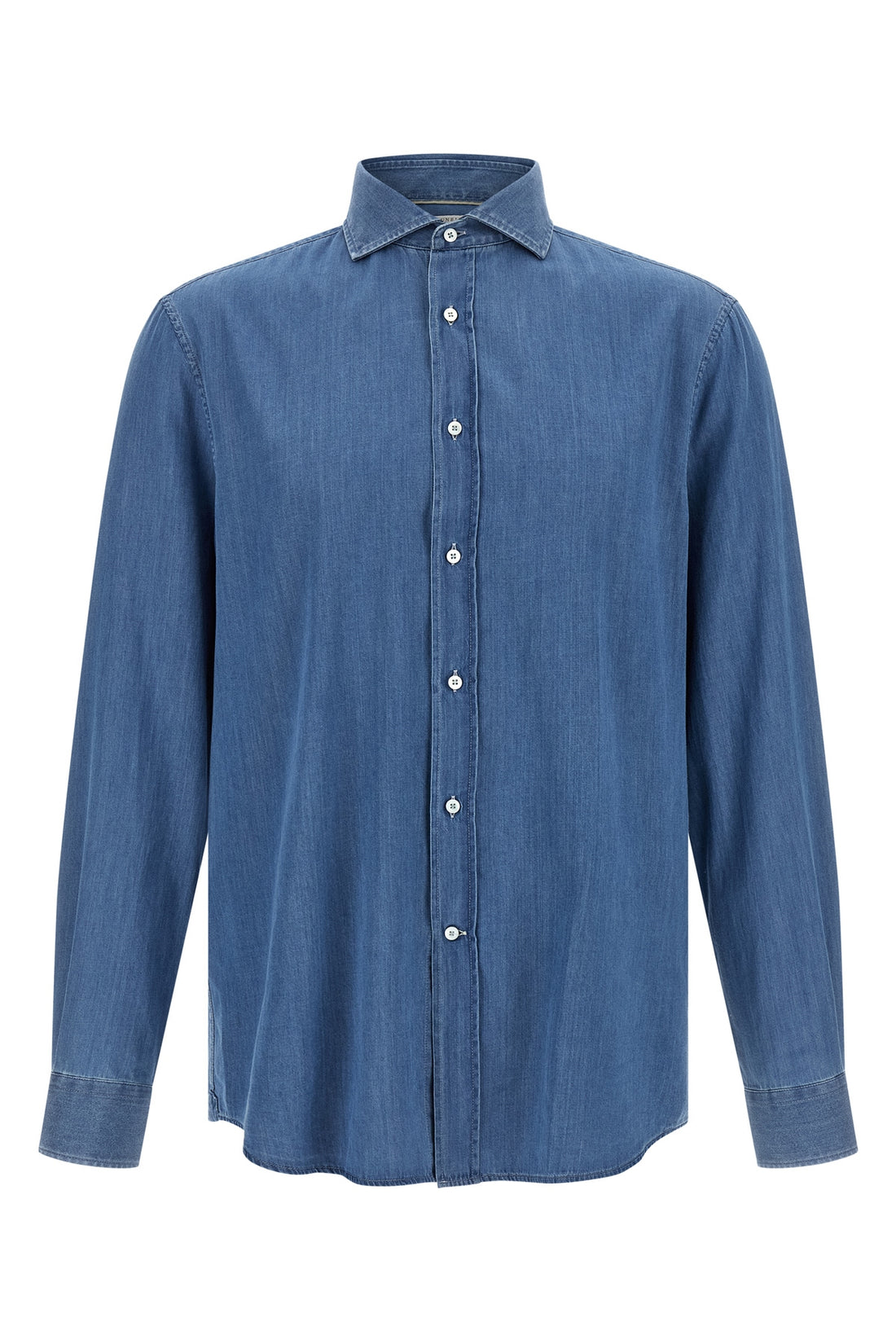 BRUNELLO CUCINELLI XL light cotton denim shirt