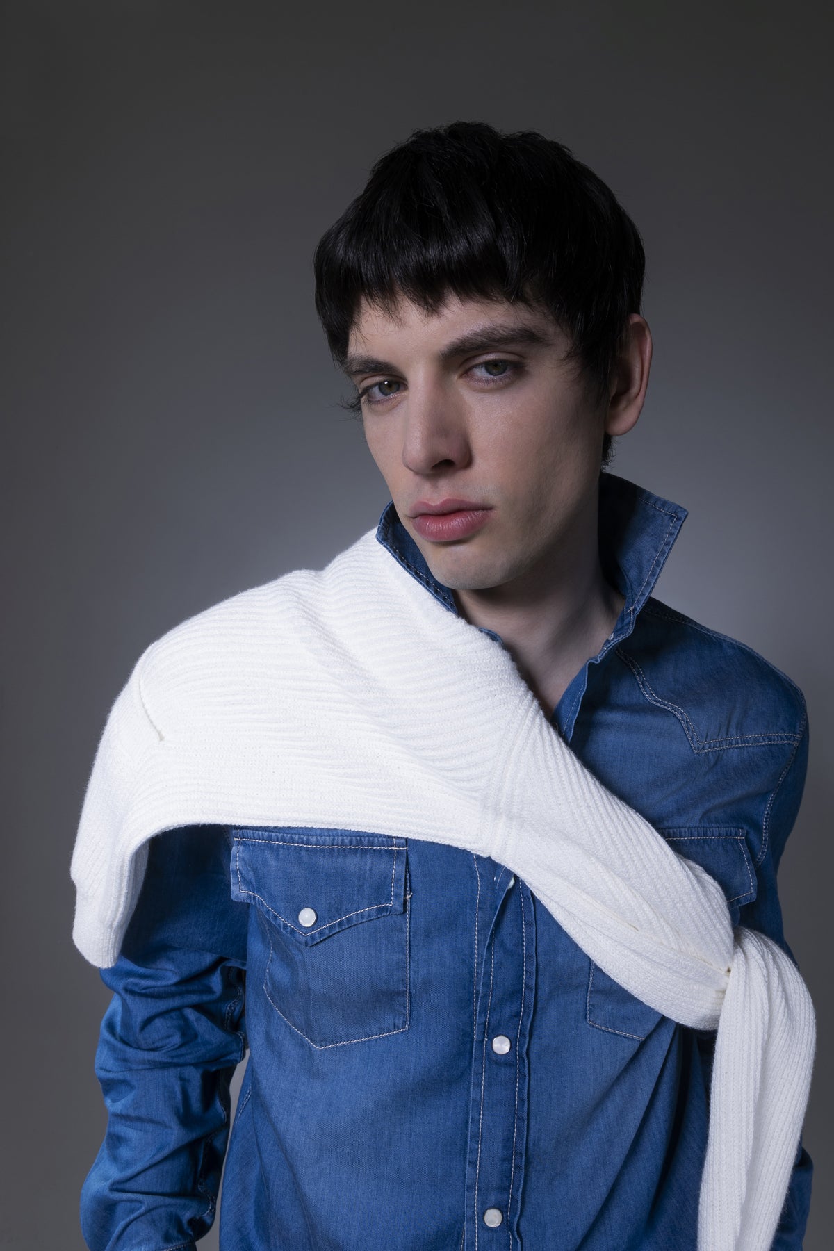 texan cotton denim shirt