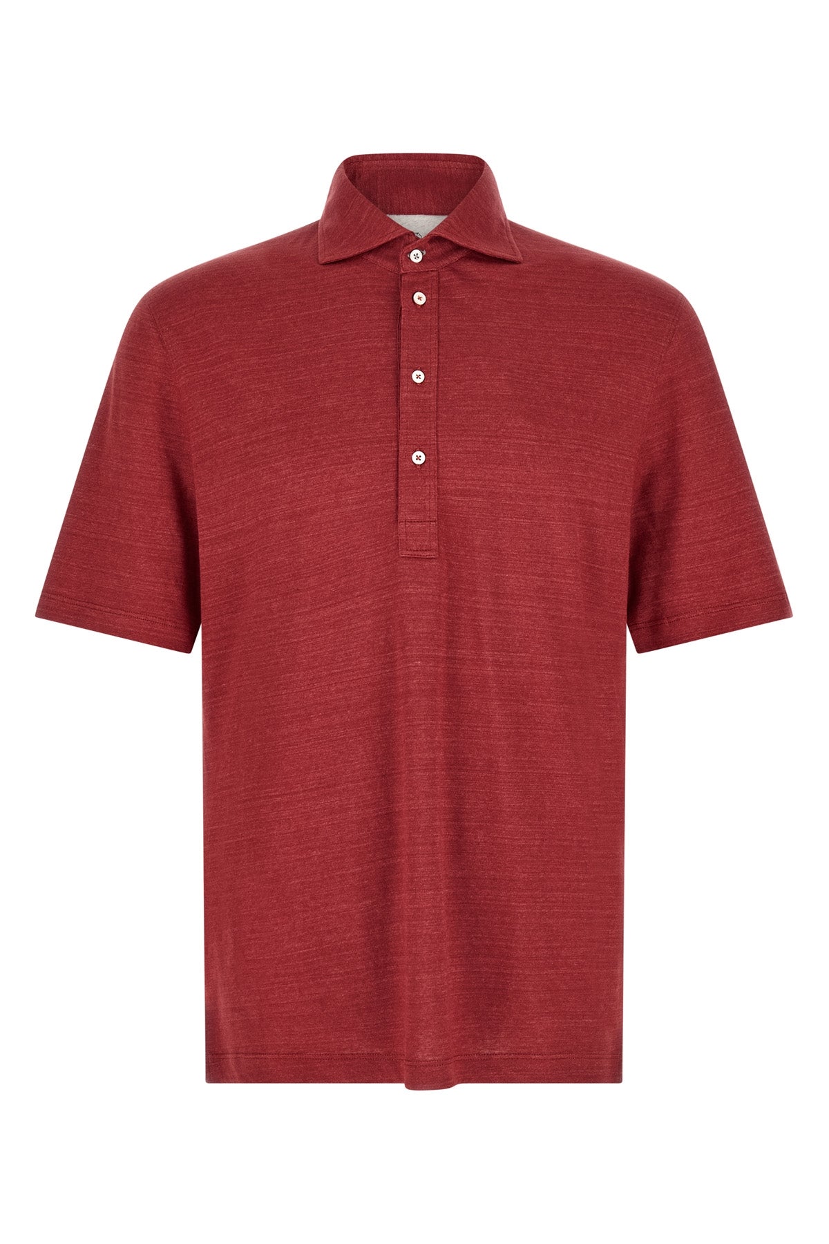 the brunello cucinelli linen and cotton polo shirt