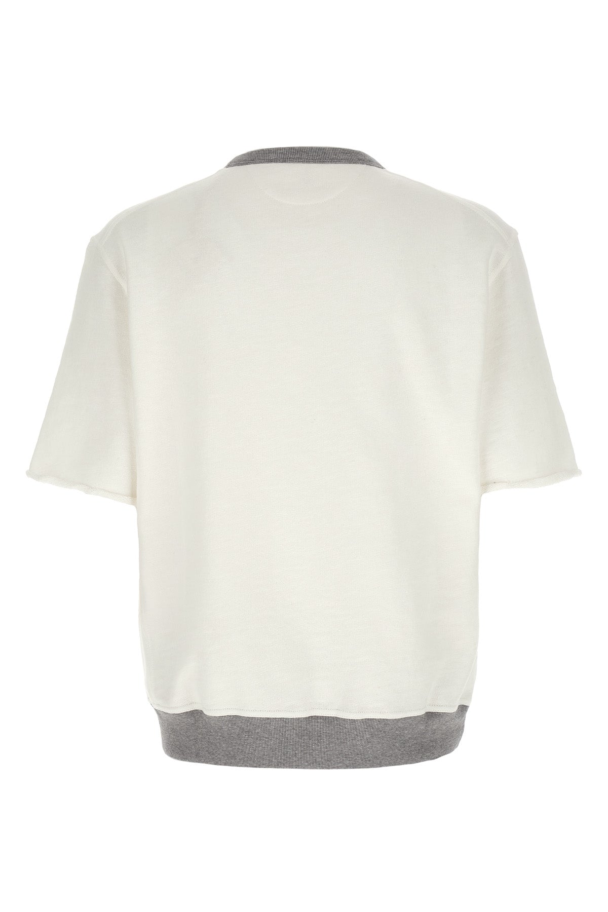 cotton and linen mélange sweatshirt