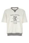cotton and linen mélange sweatshirt