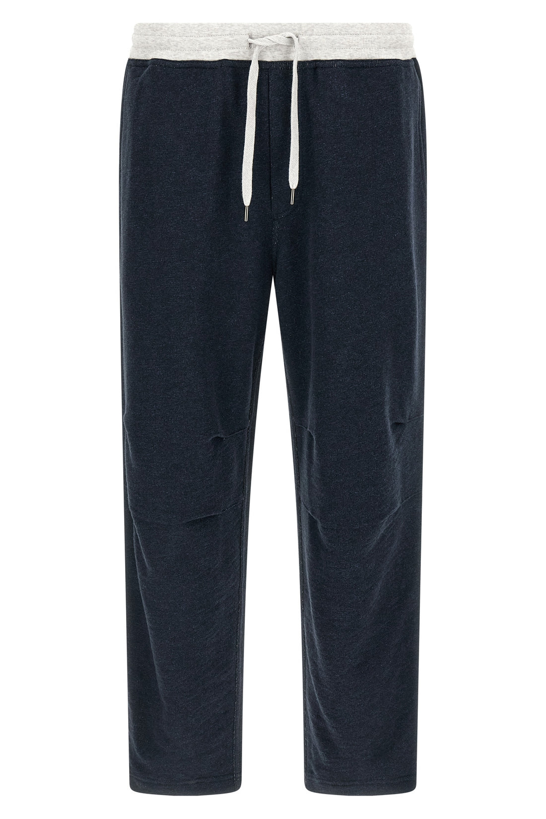 BRUNELLO CUCINELLI L joggers in mélange gauze cotton and linen blend