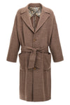 single-breasted unlined wool coat