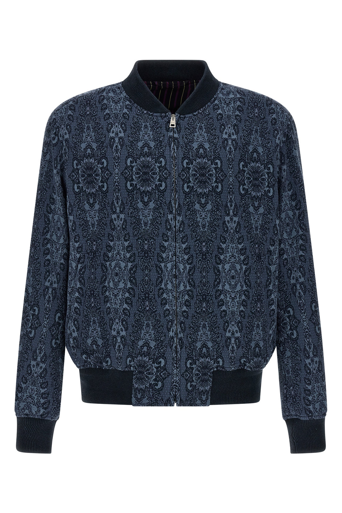 ETRO L jacquard cotton and viscose blend bomber jacket