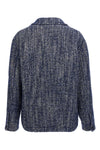 chevron wool blend jacket