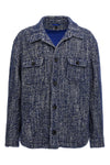 chevron wool blend jacket