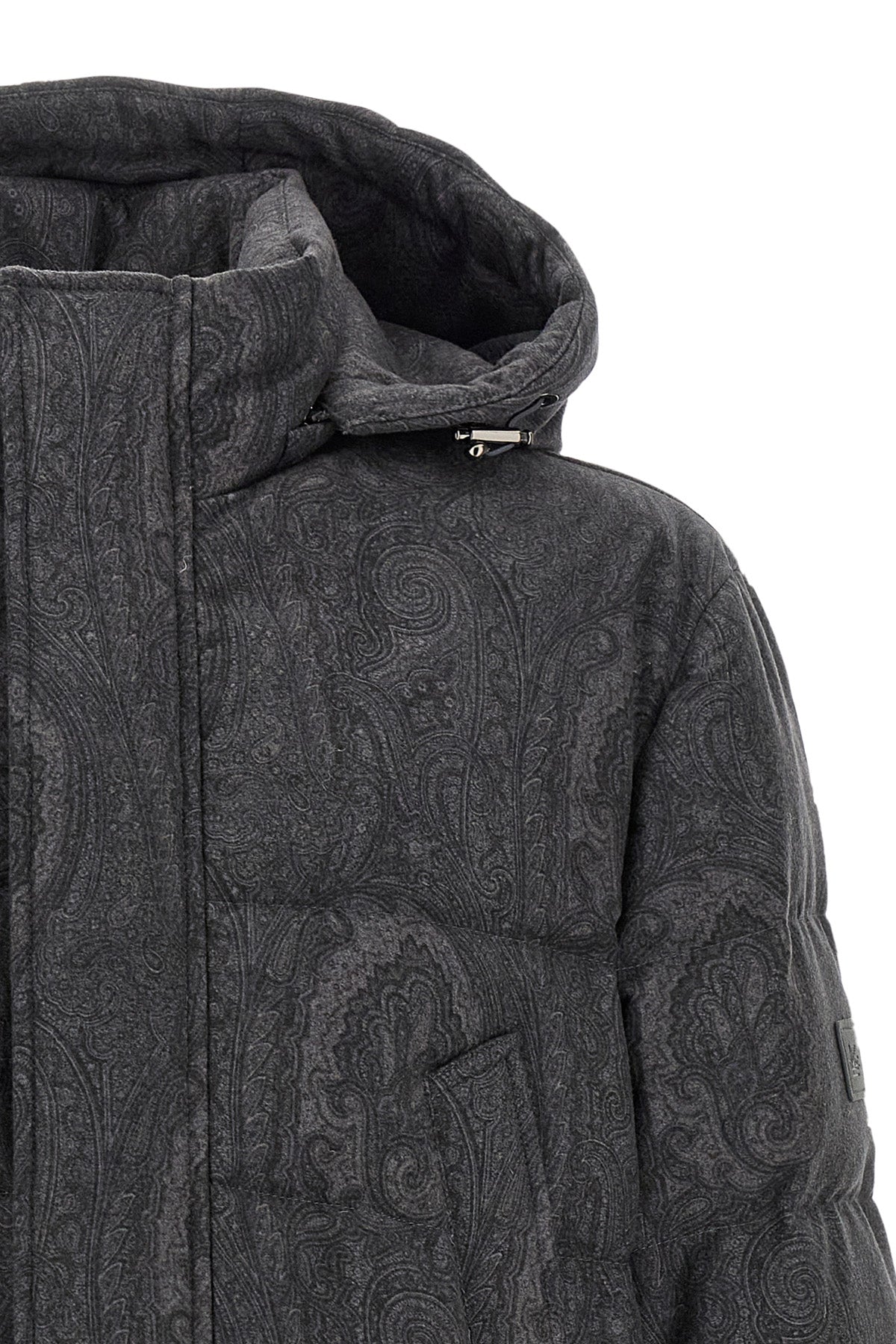 the etro long down jacket