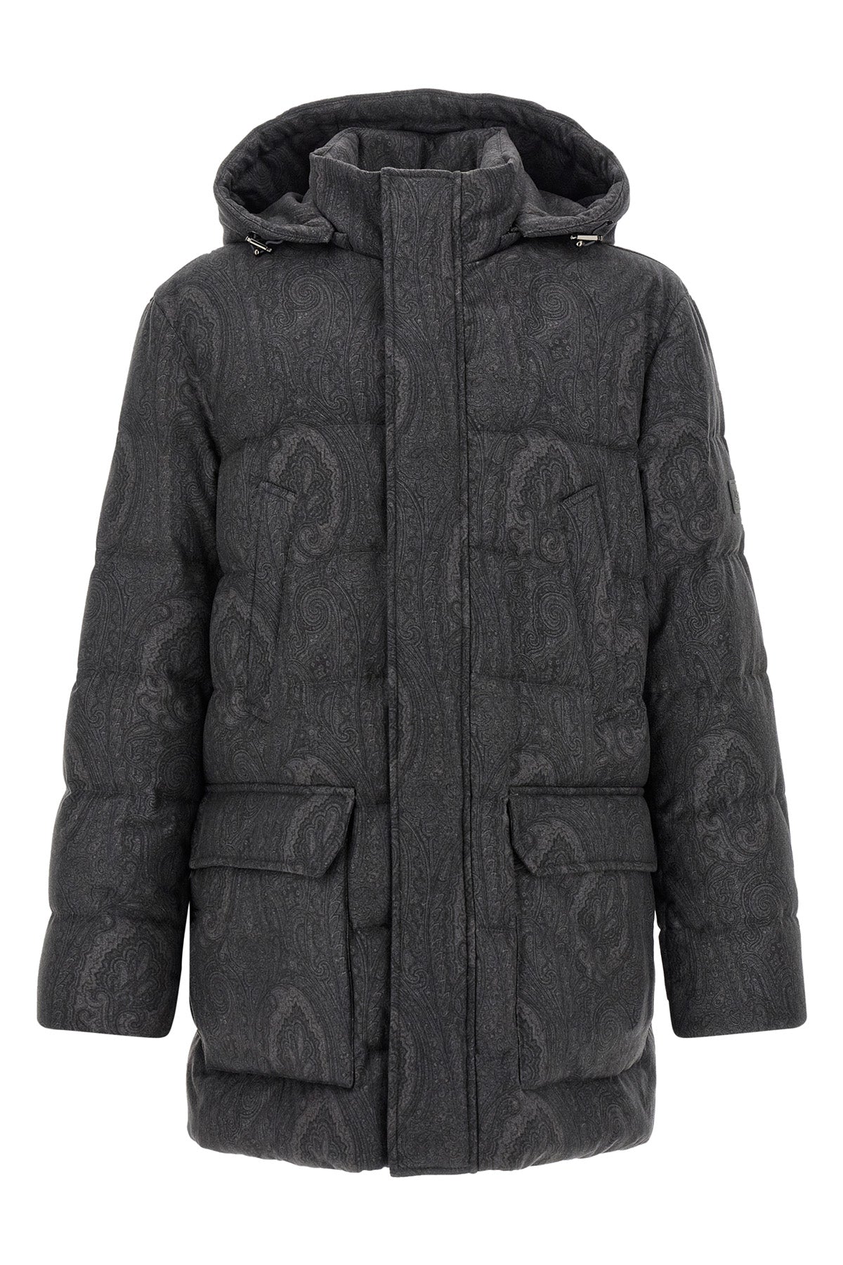 the etro long down jacket