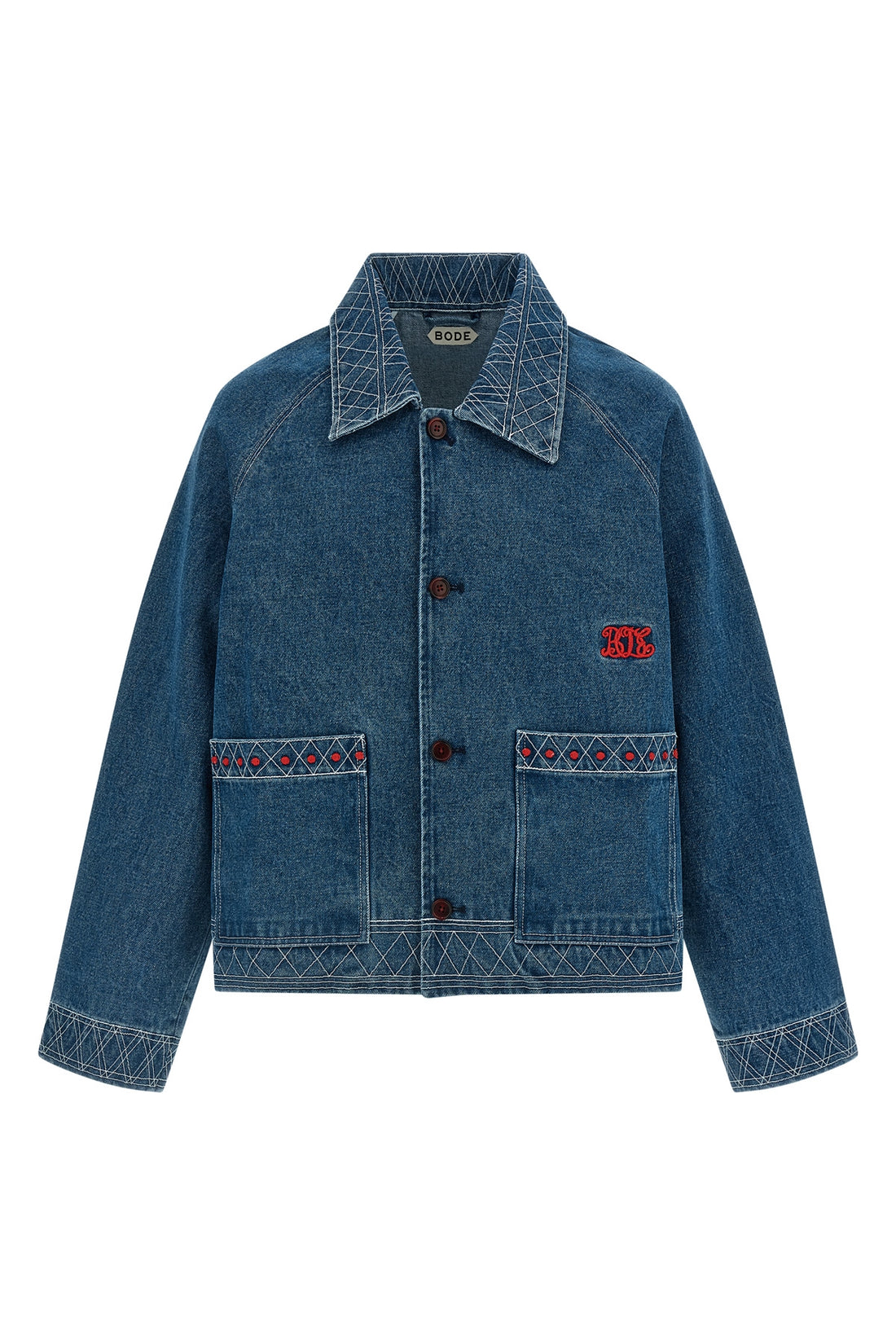 BODE L cotton denim jacket