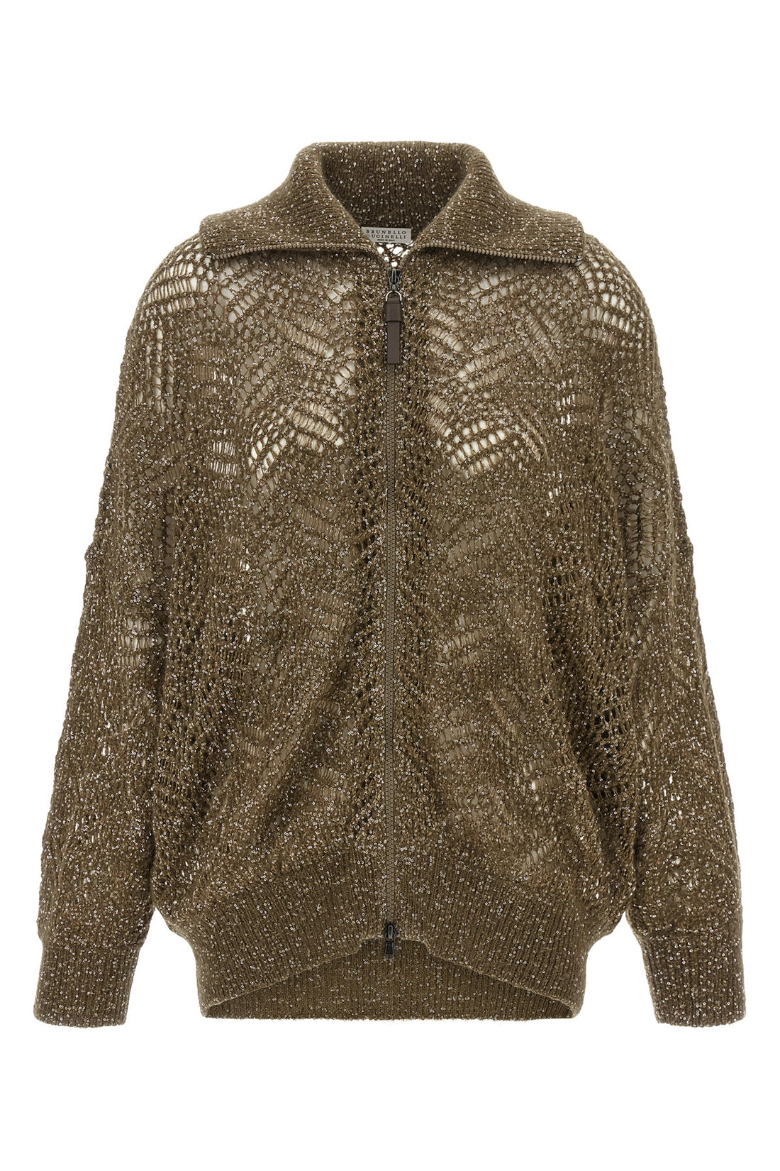 BRUNELLO CUCINELLI S brunello cucinelli cardigan redefines knitwear through a sophisticated perforate