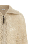 the brunello cucinelli dazzling abstract leaf cardigan in a precious mohair bl