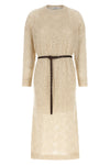 brunello cucinellis dazzling abstract leaf midi dress stands out for its soph