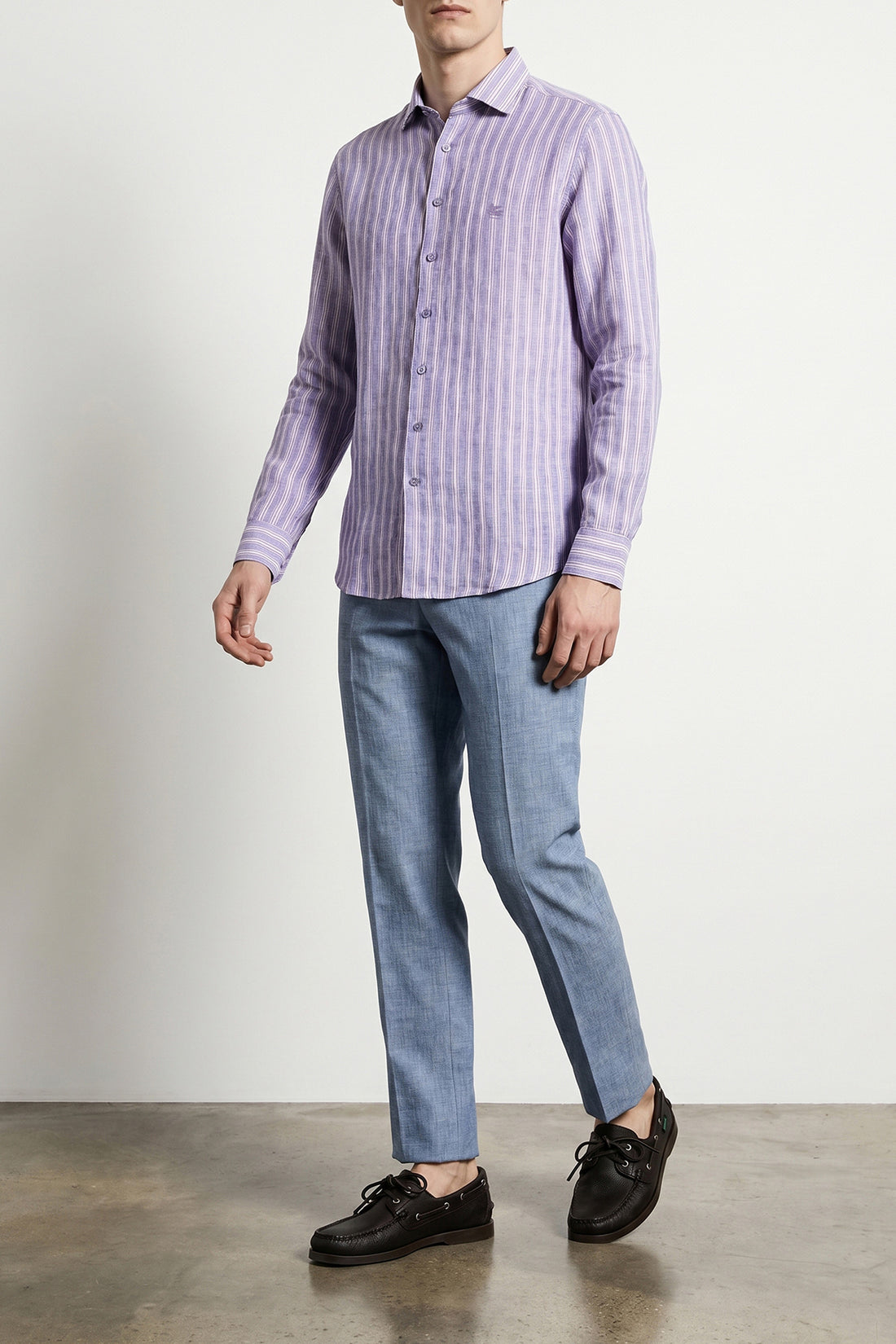 ETRO 39 cm linen shirt