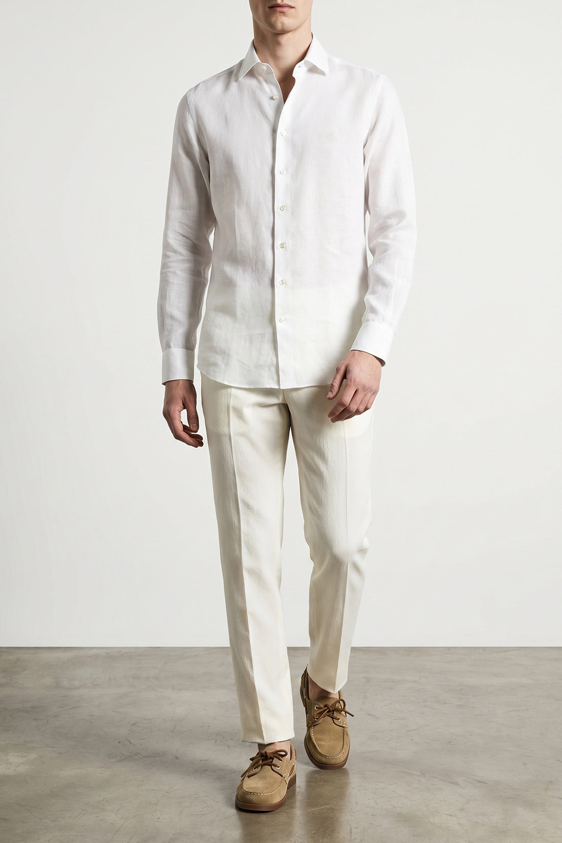 ETRO 39 cm linen shirt
