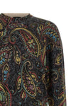 the crewneck sweater etro defines the aesthetics of the brand through a complex