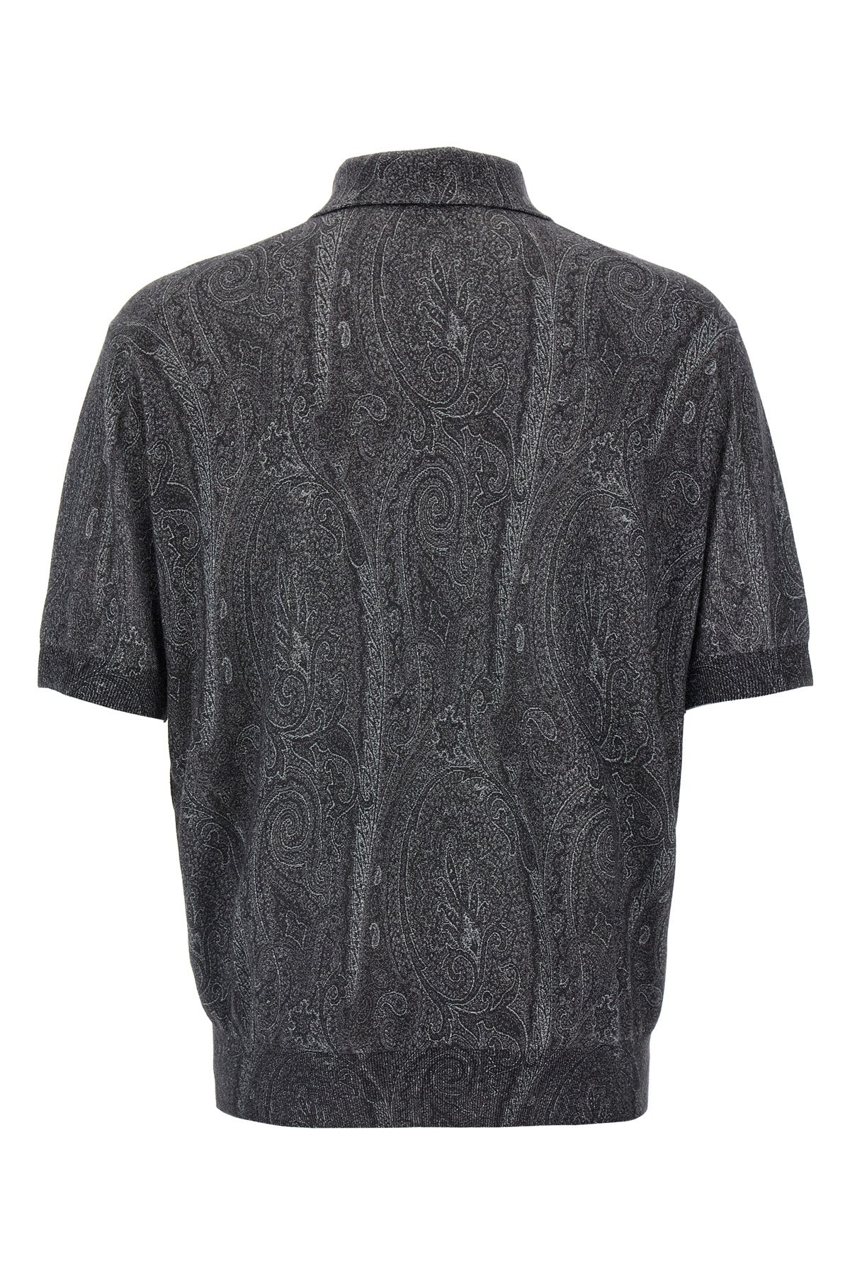 polo shirt in silk and cashmere