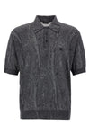polo shirt in silk and cashmere