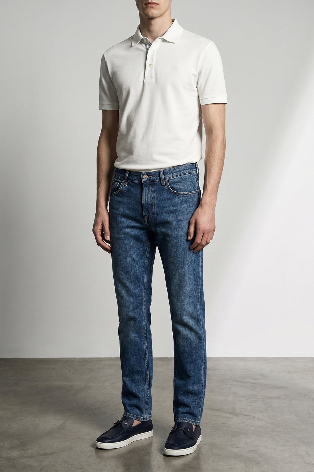 ETRO M piqué cotton polo shirt