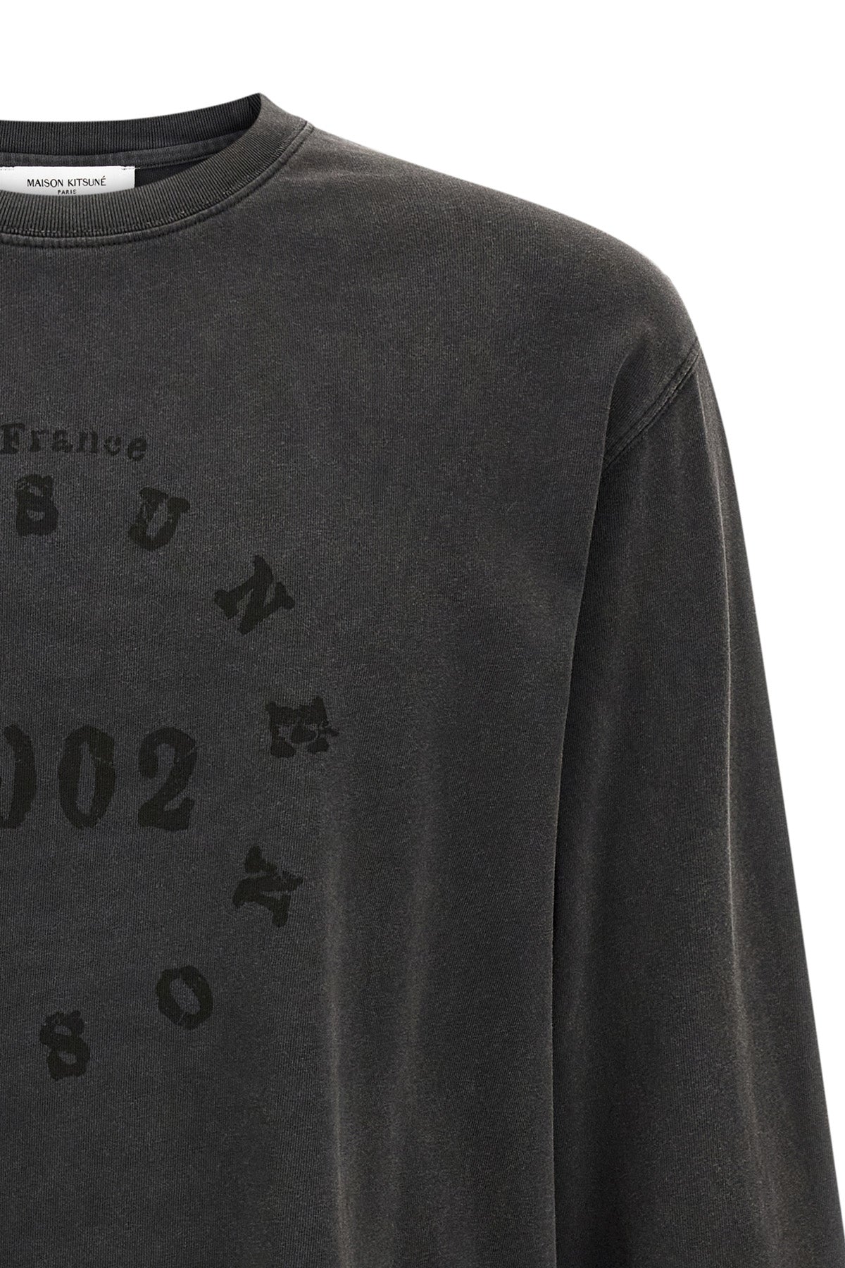 maison kitsuné long-sleeved t-shirt