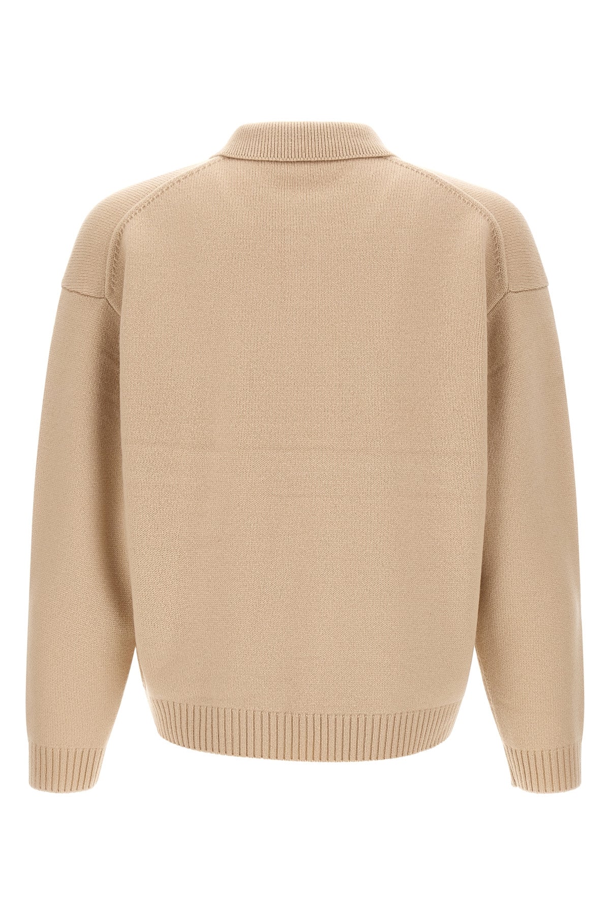 the maison kitsuné fox head intarsia sweater
