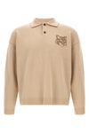 the maison kitsuné fox head intarsia sweater