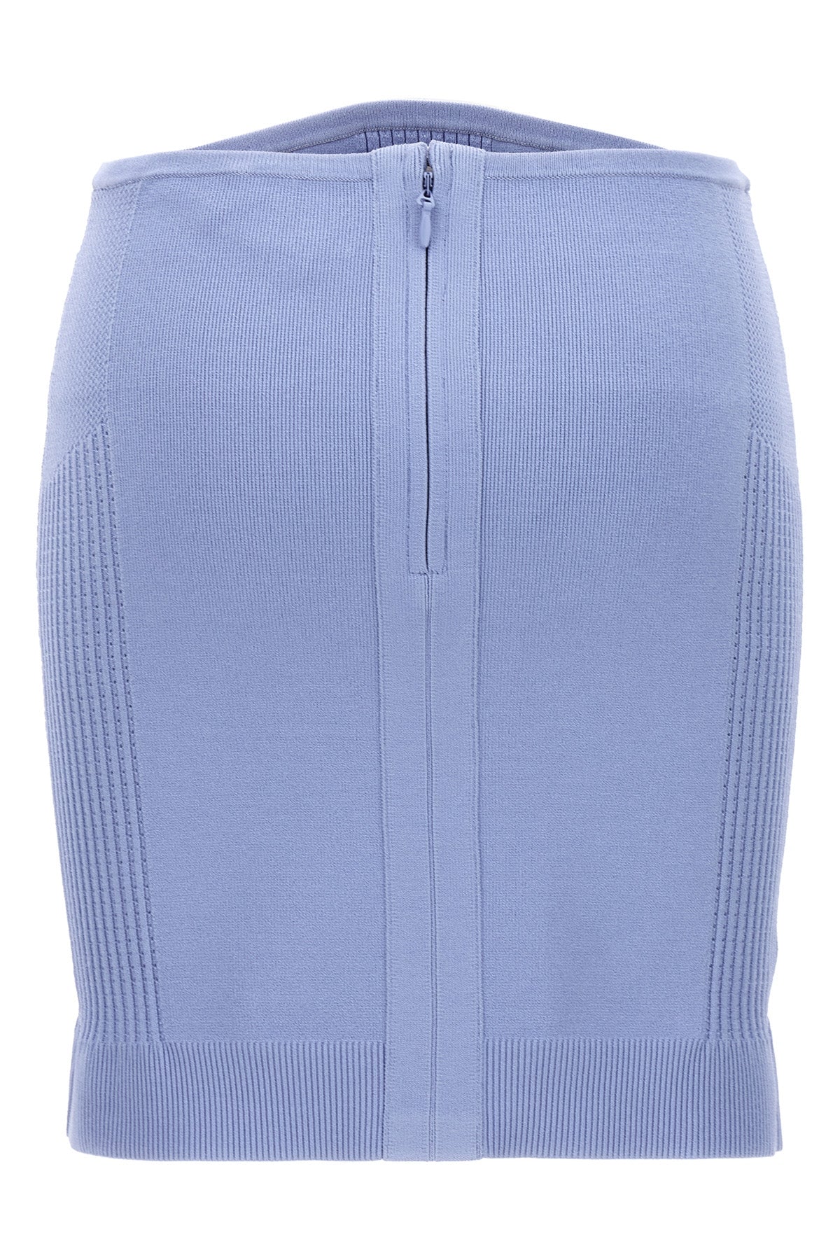 mix mini skirt in stretch fabric