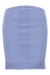 mix mini skirt in stretch fabric