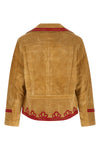 trefoil suede jacket