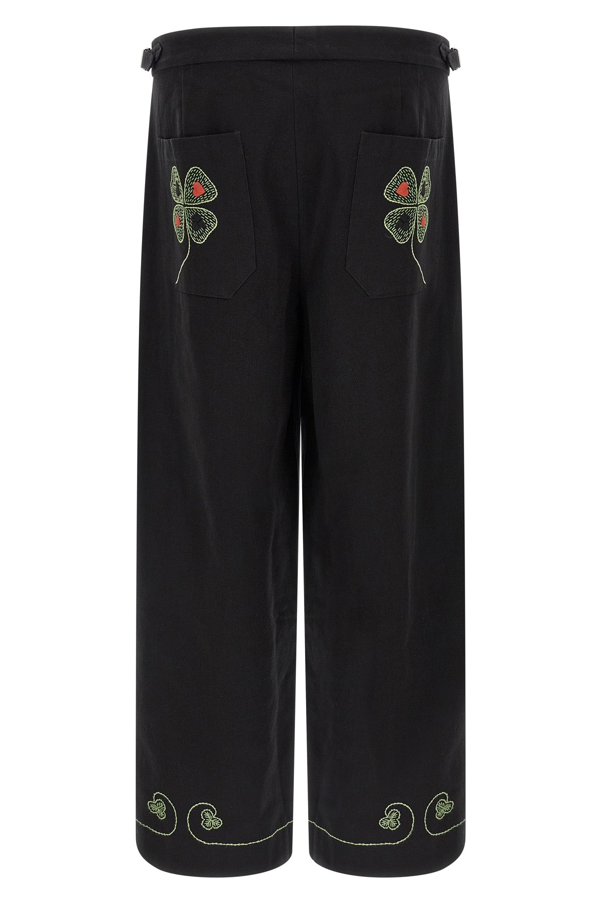 lucky draw cotton twill pants
