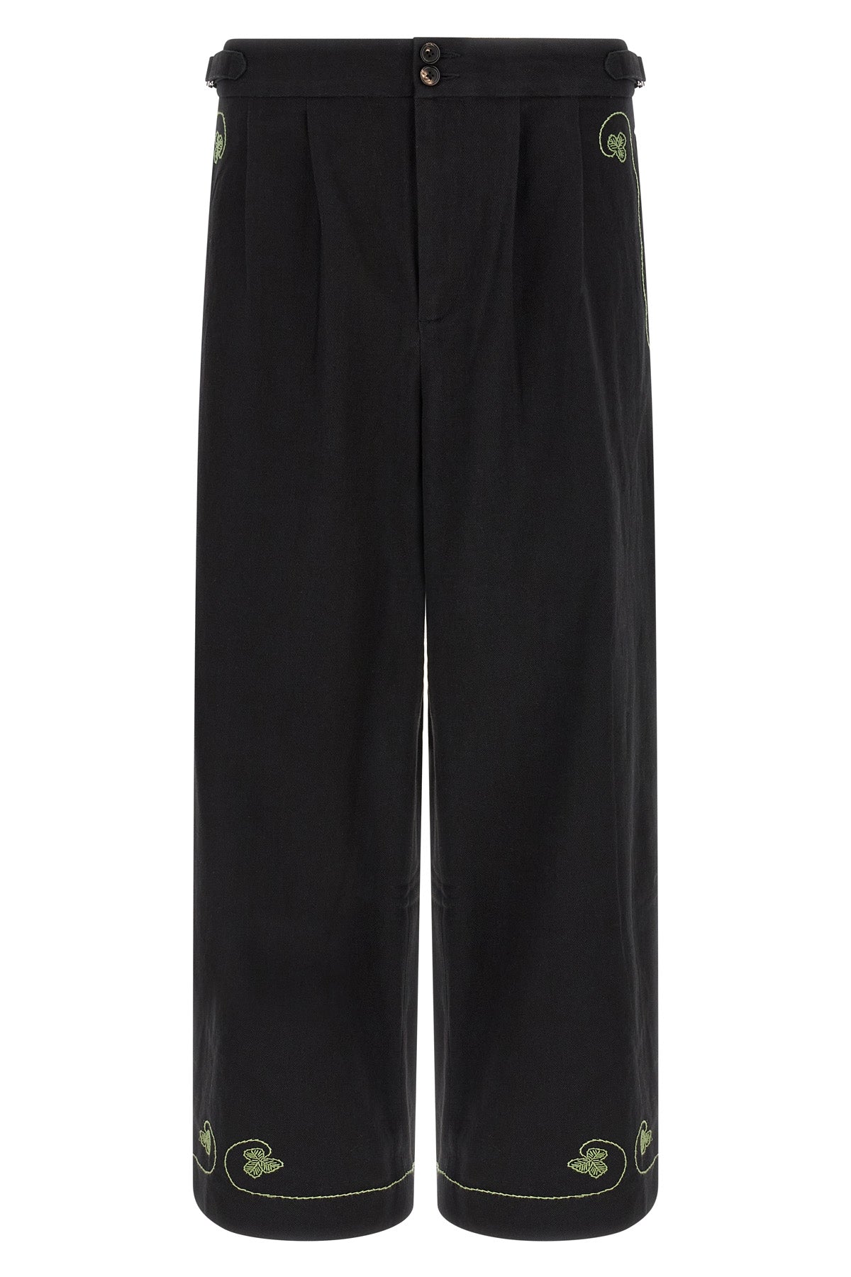 lucky draw cotton twill pants