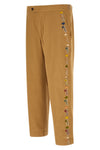 feather runner cotton gabardine trousers