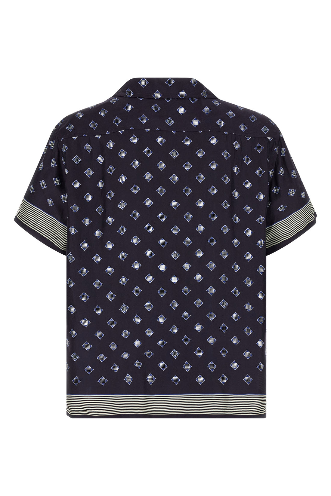 BODE XL foyer diamond silk shirt