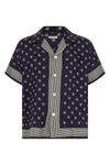 foyer diamond silk shirt