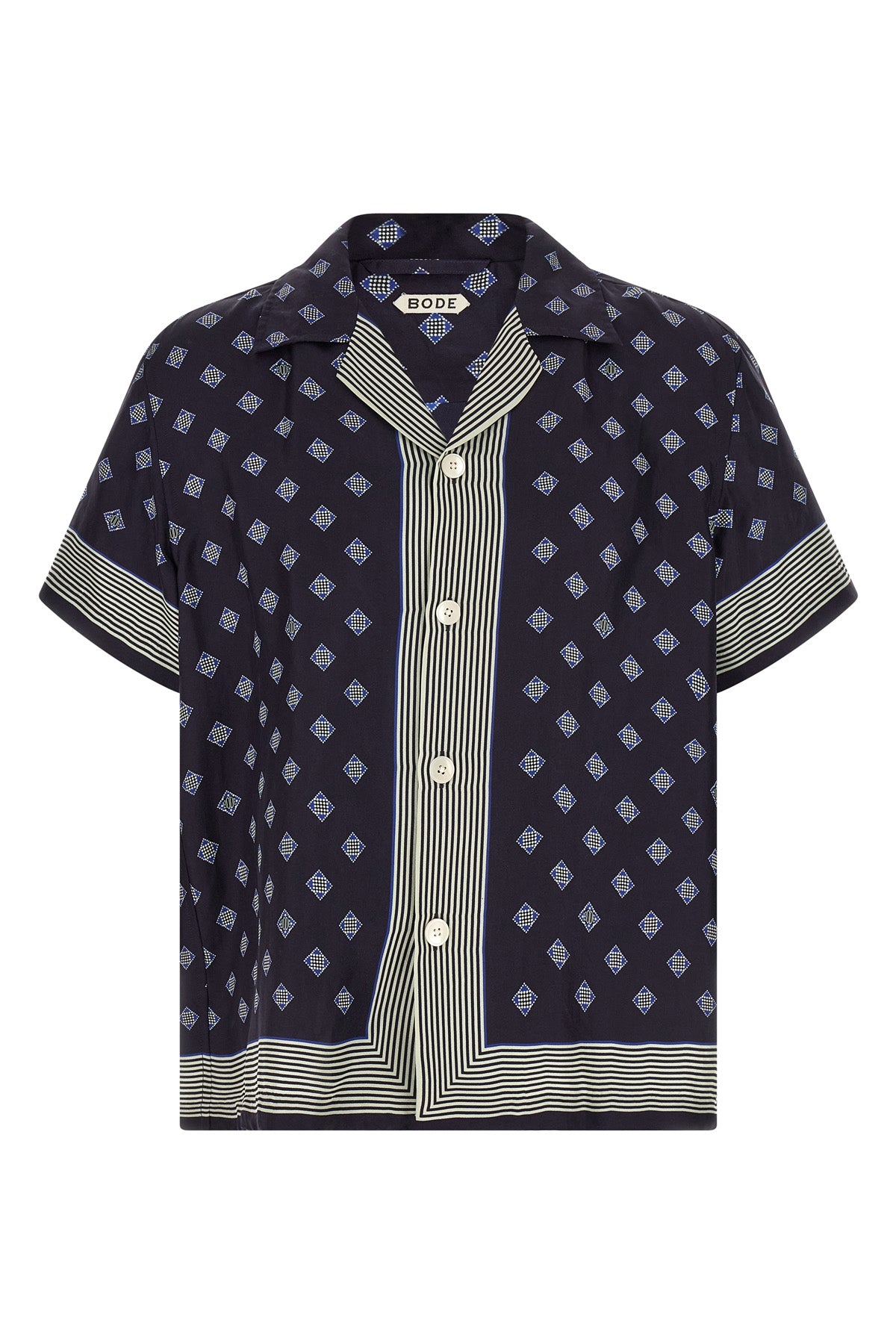 foyer diamond silk shirt