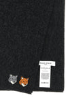 the maison kitsuné scarf redefines everyday elegance through an essential silhou