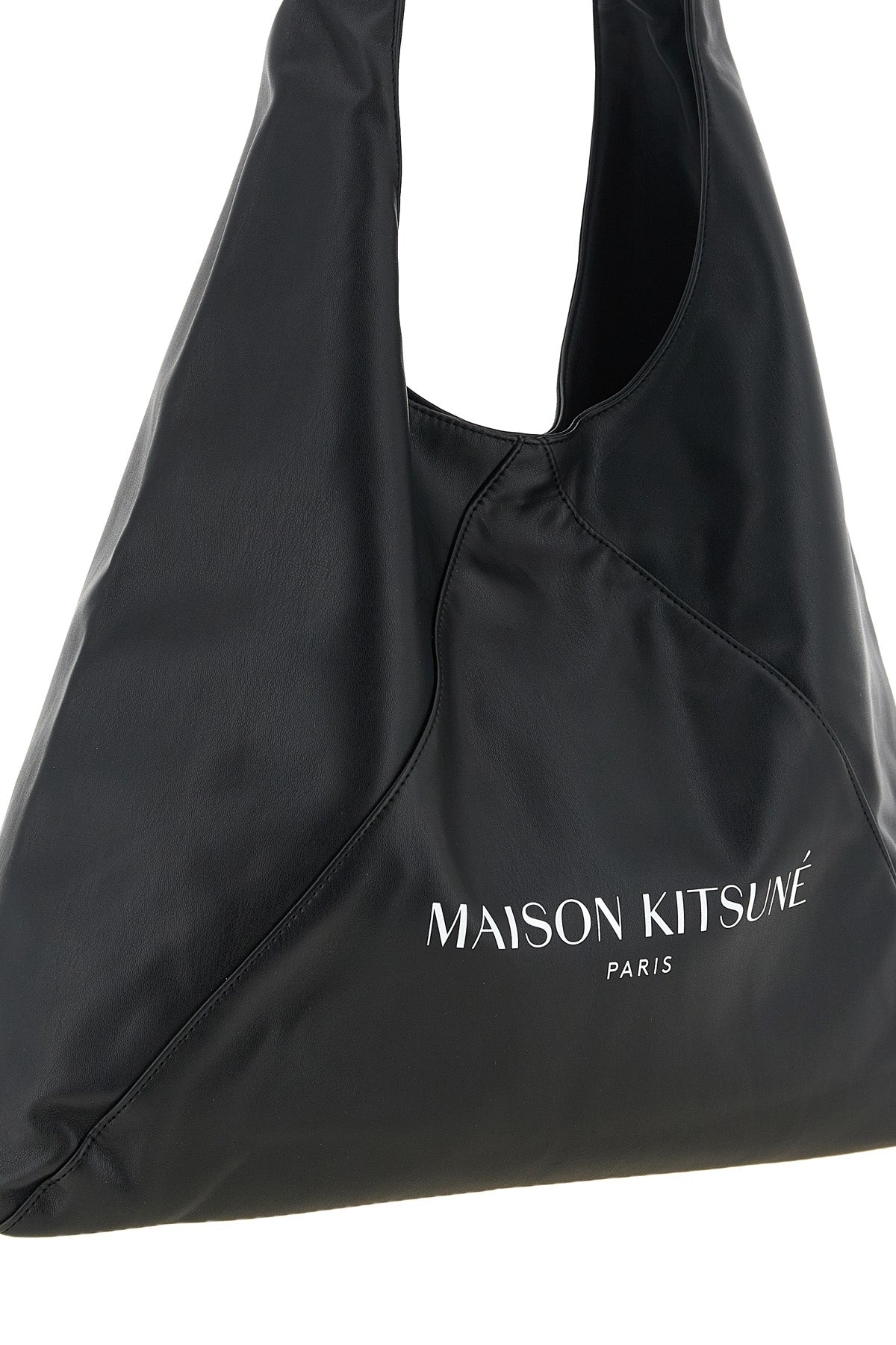 the maison kitsuné triangle shoulder bag