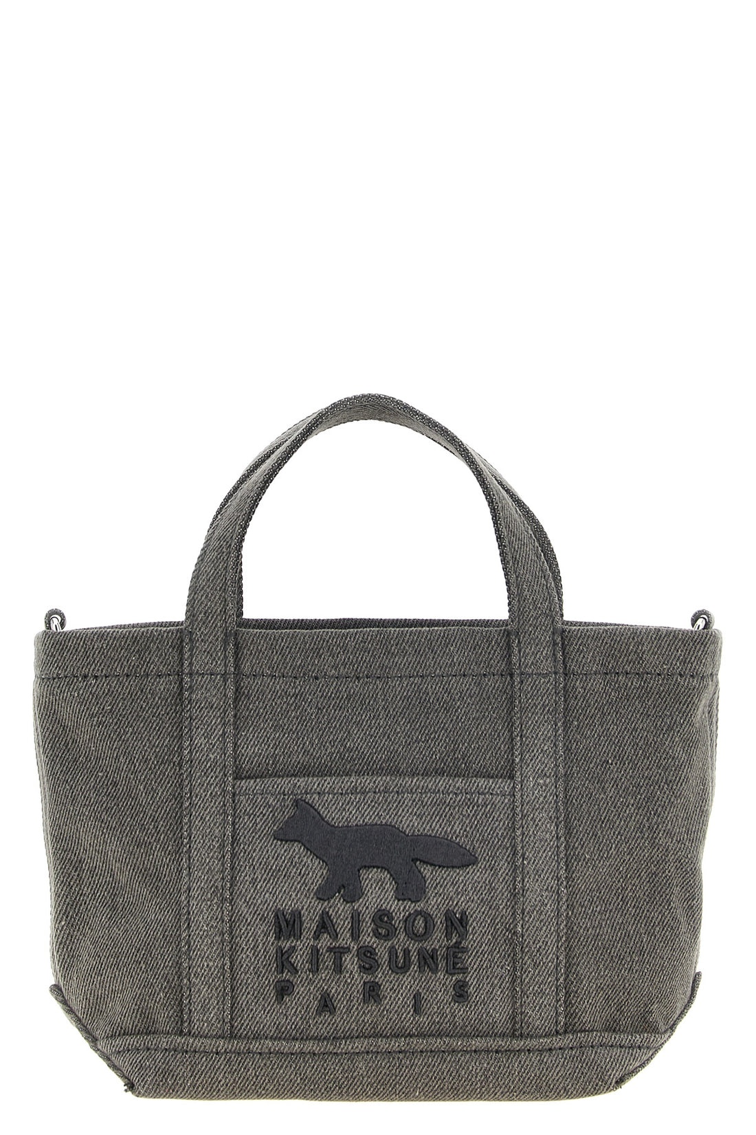 MAISON KITSUNÉ OS the maison kitsuné profile fox mini tote bag
