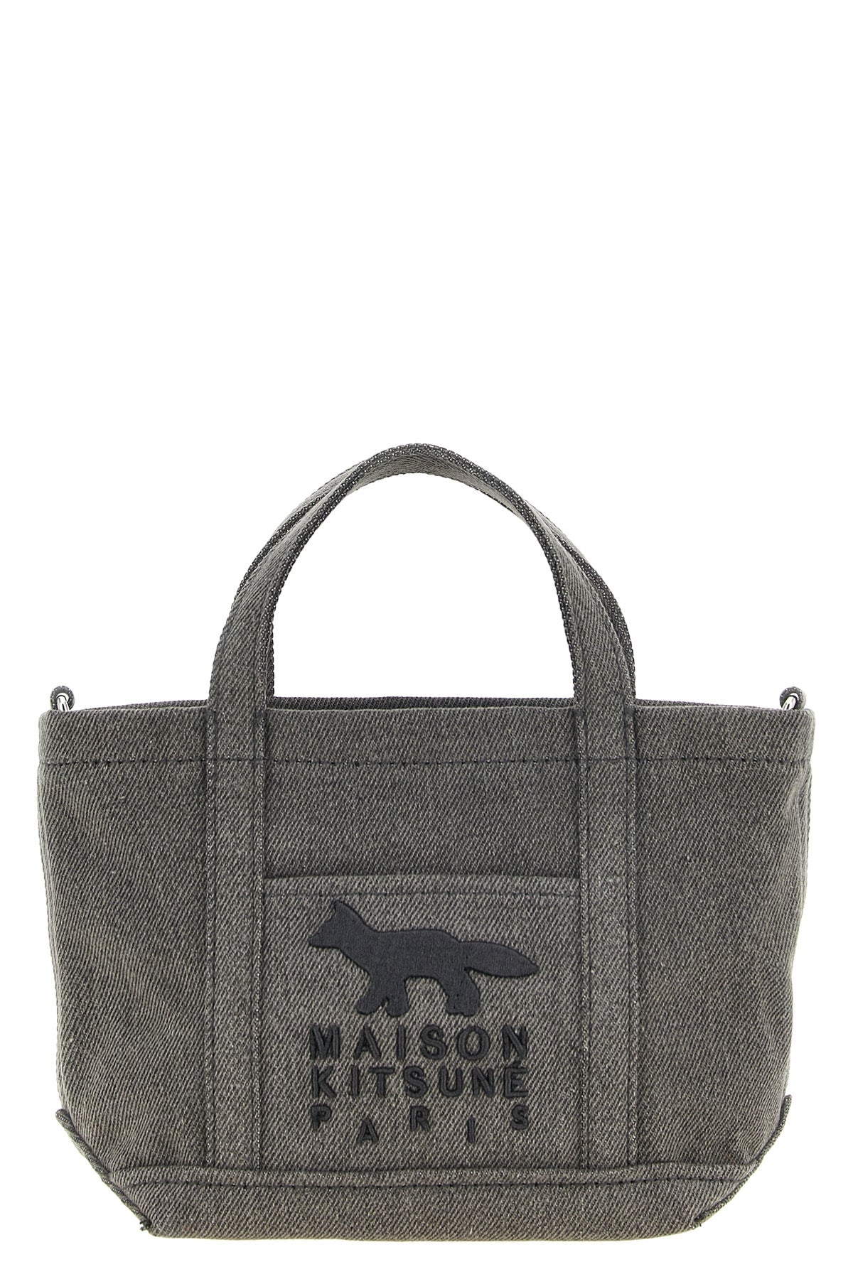the maison kitsuné profile fox mini tote bag