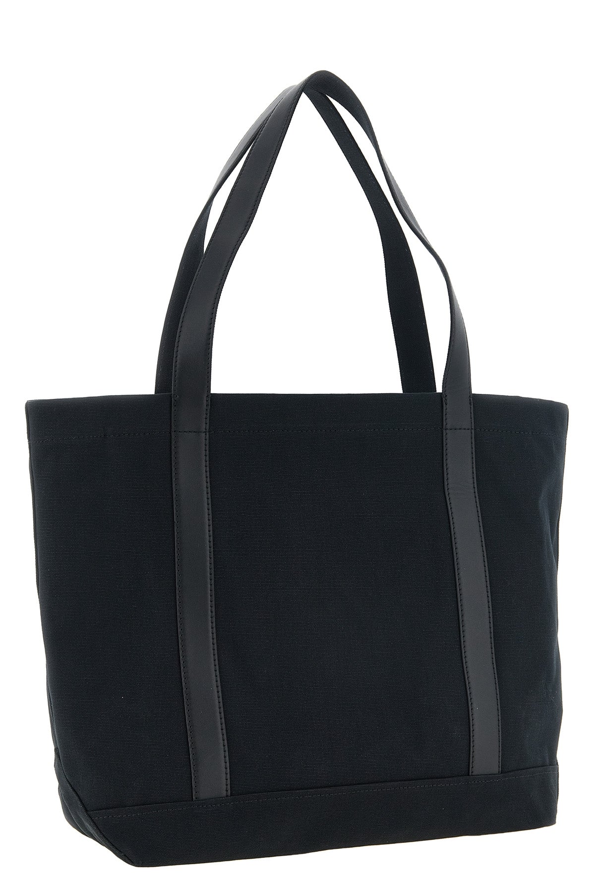 the maison kitsuné large structured tote bag