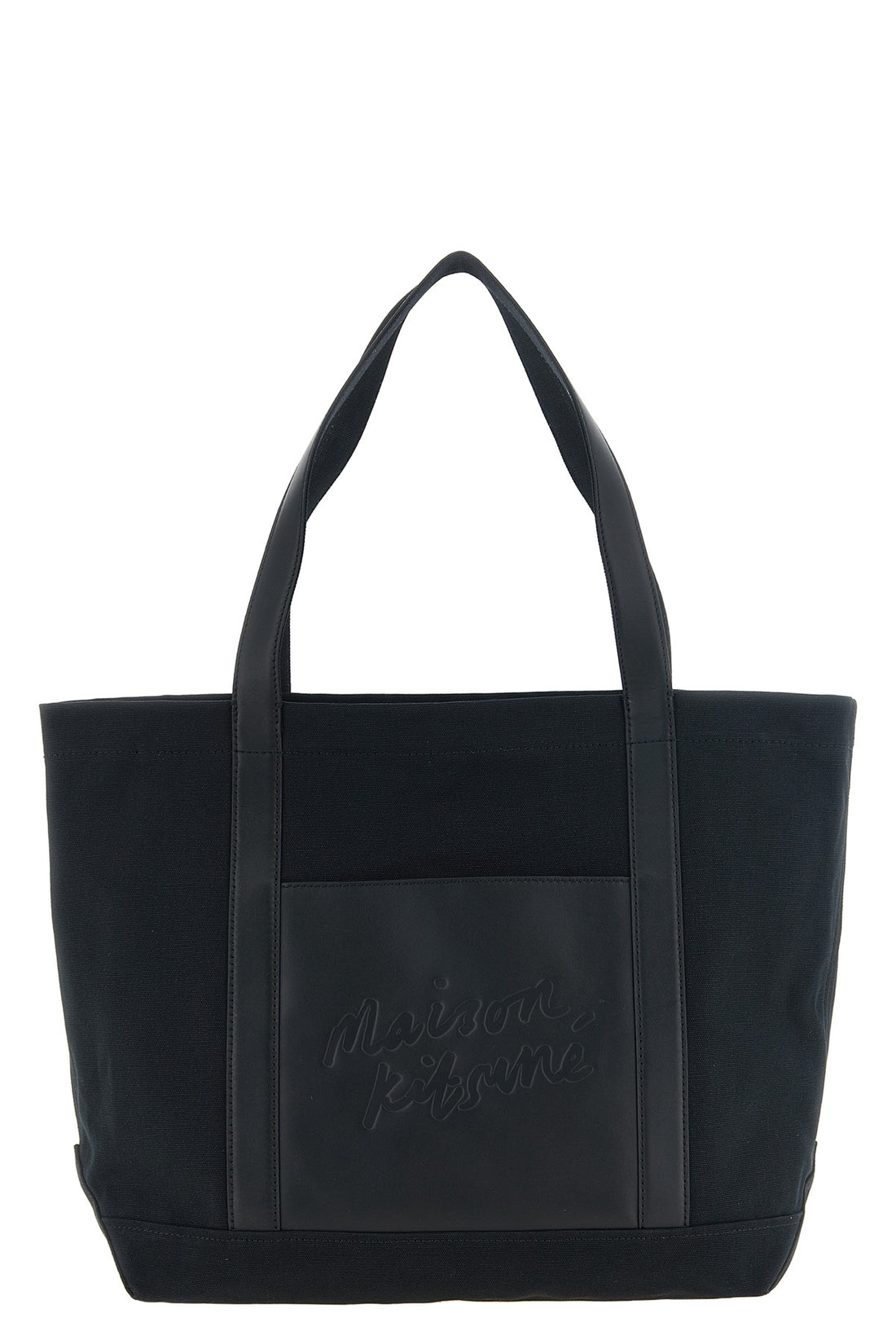 MAISON KITSUNÉ OS the maison kitsuné large structured tote bag