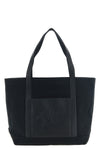 the maison kitsuné large structured tote bag