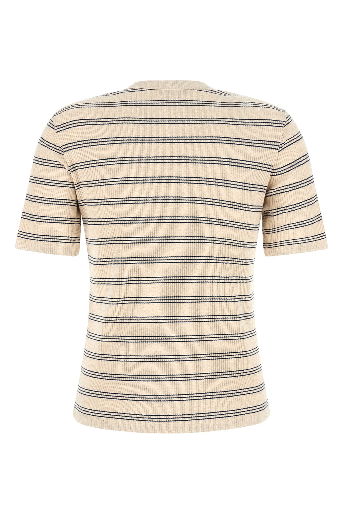 the maison kitsuné t-shirt redefines the everyday wardrobe through a tight silho
