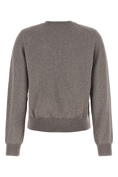 maison kitsuné cardigan in pure merino wool embodies an essential and refined ae