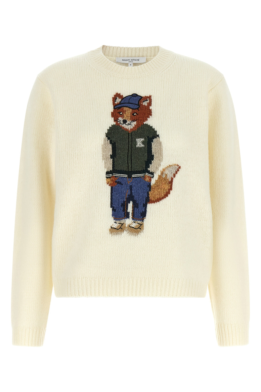 MAISON KITSUNÉ M the maison kitsuné sweater defines the casual wardrobe
