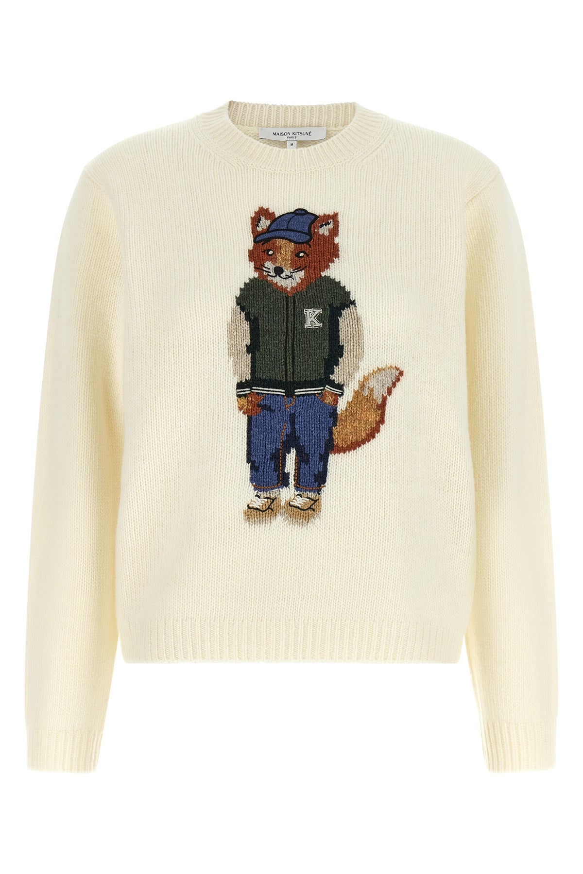the maison kitsuné sweater defines the casual wardrobe