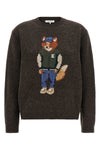the maison kitsuné sweater sets a new standard for contemporary knitwear