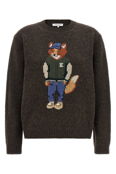 the maison kitsuné sweater sets a new standard for contemporary knitwear